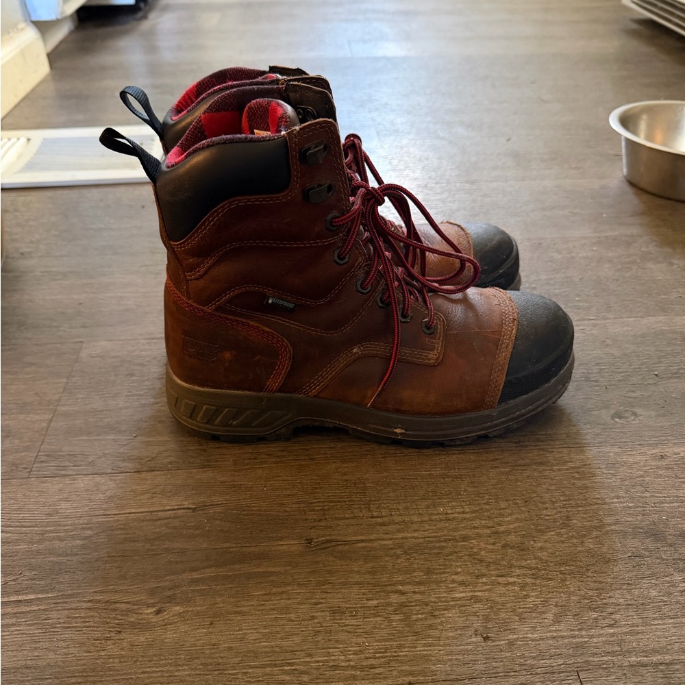Timberland PRO Men's 6" Boondock Comp Toe Waterproof Work Boots